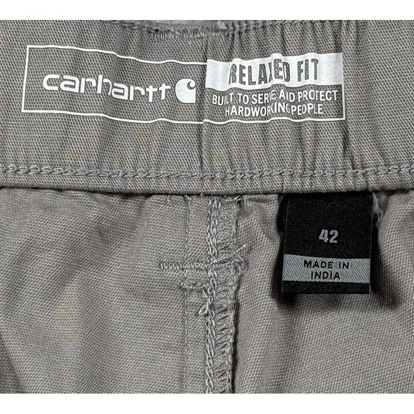 NEw  Carhartt Men's 42" Regular Loose Fit Canvas Utility Work Shorts BS0147-M‎ - Picture 2 of 7
